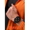 Smartwatch Męski Gravity GT15-1  w kolorze Czarny/Czarny o szerokości 22mm