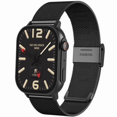Smartwatch Męski Gravity GT15-2  w kolorze Czarny/Czarny o szerokości 22mm
