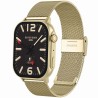 Smartwatch Damski Gravity GT15-6 na bransolecie mesh w kolorze Złoty/Złoty o szerokości 22mm