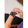 Smartwatch Damski Gravity GT15-7 na bransolecie mesh w kolorze Złoty/Złoty o szerokości 22mm