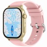Smartwatch Damski Gravity GT15-7 na bransolecie mesh w kolorze Złoty/Złoty o szerokości 22mm