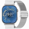 Smartwatch Damski Gravity GT15-8 na bransolecie mesh w kolorze Srebrny/Srebrny o szerokości 22mm