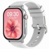 Smartwatch Damski Gravity GT15-8 na bransolecie mesh w kolorze Srebrny/Srebrny o szerokości 22mm