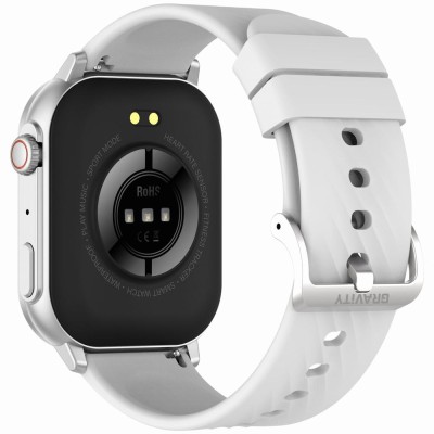 Smartwatch Damski Gravity GT15-8 na bransolecie mesh w kolorze Srebrny/Srebrny o szerokości 22mm
