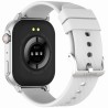 Smartwatch Damski Gravity GT15-8 na bransolecie mesh w kolorze Srebrny/Srebrny o szerokości 22mm