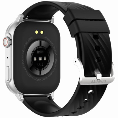 Smartwatch Damski Gravity GT15-9 na bransolecie mesh w kolorze Srebrny/Srebrny o szerokości 22mm