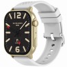 Smartwatch Damski Gravity GT15-10 na bransolecie mesh w kolorze Złoty/Złoty o szerokości 22mm