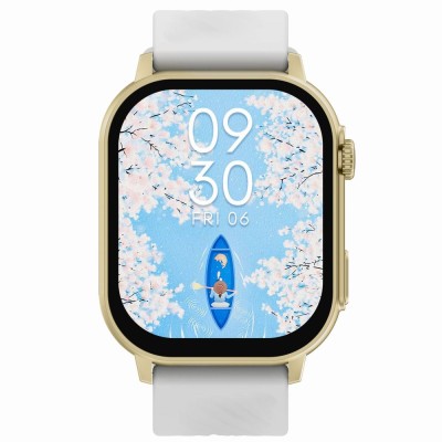 Smartwatch Damski Gravity GT15-10 na bransolecie mesh w kolorze Złoty/Złoty o szerokości 22mm