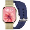 Smartwatch Damski Gravity GT15-11 na bransolecie mesh w kolorze Złoty/Złoty o szerokości 22mm
