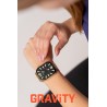 Smartwatch Damski Gravity GT15-11 na bransolecie mesh w kolorze Złoty/Złoty o szerokości 22mm