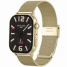 Smartwatch Damski Gravity GT15-11 na bransolecie mesh w kolorze Złoty/Złoty o szerokości 22mm