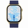 Smartwatch Damski Gravity GT15-11 na bransolecie mesh w kolorze Złoty/Złoty o szerokości 22mm