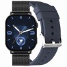 Smartwatch Damski Gravity GT15-12 na bransolecie mesh w kolorze Czarny/Czarny o szerokości 22mm