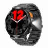 Smartwatch Męski Gravity GT23-1 na bransolecie stalowej w kolorze Czarny/Czarny o szerokości 22mm