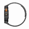 Smartwatch Męski Gravity GT23-1 na bransolecie stalowej w kolorze Czarny/Czarny o szerokości 22mm