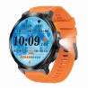 Smartwatch Męski Gravity GT23-3 na pasku gumowym w kolorze Czarny/Pomarańczowy o szerokości 22mm