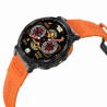 Smartwatch Męski Gravity GT23-3 na pasku gumowym w kolorze Czarny/Pomarańczowy o szerokości 22mm