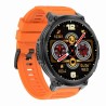 Smartwatch Męski Gravity GT23-3 na pasku gumowym w kolorze Czarny/Pomarańczowy o szerokości 22mm