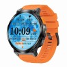 Smartwatch Męski Gravity GT23-3 na pasku gumowym w kolorze Czarny/Pomarańczowy o szerokości 22mm