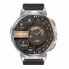 Smartwatch Męski Gravity GT23-4 na pasku gumowym w kolorze Srebrny/Czarny o szerokości 22mm
