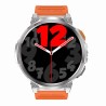 Smartwatch Męski Gravity GT23-4 na pasku gumowym w kolorze Srebrny/Czarny o szerokości 22mm