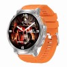 Smartwatch Męski Gravity GT23-4 na pasku gumowym w kolorze Srebrny/Czarny o szerokości 22mm