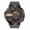 Smartwatch Męski Gravity GT23-5 na pasku gumowym w kolorze Czarny/Khaki o szerokości 22mm