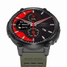 Smartwatch Męski Gravity GT23-5 na pasku gumowym w kolorze Czarny/Khaki o szerokości 22mm