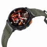 Smartwatch Męski Gravity GT23-5 na pasku gumowym w kolorze Czarny/Khaki o szerokości 22mm
