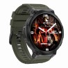 Smartwatch Męski Gravity GT23-5 na pasku gumowym w kolorze Czarny/Khaki o szerokości 22mm