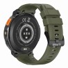 Smartwatch Męski Gravity GT23-5 na pasku gumowym w kolorze Czarny/Khaki o szerokości 22mm