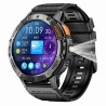 Smartwatch Męski Gravity GT22-1 na bransolecie stalowej w kolorze Czarny/Czarny o szerokości 22mm