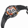 Smartwatch Męski Gravity GT22-1 na bransolecie stalowej w kolorze Czarny/Czarny o szerokości 22mm