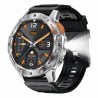 Smartwatch Męski Gravity GT22-2 na bransolecie stalowej w kolorze Srebrny/Srebrny o szerokości 22mm