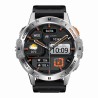 Smartwatch Męski Gravity GT22-2 na bransolecie stalowej w kolorze Srebrny/Srebrny o szerokości 22mm