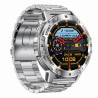 Smartwatch Męski Gravity GT22-2 na bransolecie stalowej w kolorze Srebrny/Srebrny o szerokości 22mm