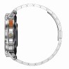 Smartwatch Męski Gravity GT22-2 na bransolecie stalowej w kolorze Srebrny/Srebrny o szerokości 22mm