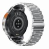 Smartwatch Męski Gravity GT22-2 na bransolecie stalowej w kolorze Srebrny/Srebrny o szerokości 22mm