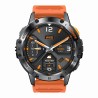 Smartwatch Męski Gravity GT22-3 na pasku gumowym w kolorze Czarny/Pomarańczowy o szerokości 22mm