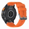 Smartwatch Męski Gravity GT22-3 na pasku gumowym w kolorze Czarny/Pomarańczowy o szerokości 22mm