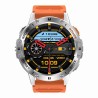 Smartwatch Męski Gravity GT22-4 na pasku gumowym w kolorze Srebrny/Czarny o szerokości 22mm
