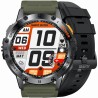 Smartwatch Męski Gravity GT22-5 na pasku gumowym w kolorze Czarny/Khaki o szerokości 22mm