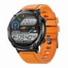 Smartwatch Męski Gravity GT21-2 na pasku gumowym w kolorze Czarny/Czarny o szerokości 22mm