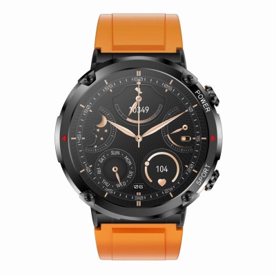 Smartwatch Męski Gravity GT21-2 na pasku gumowym w kolorze Czarny/Czarny o szerokości 22mm