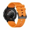 Smartwatch Męski Gravity GT21-2 na pasku gumowym w kolorze Czarny/Czarny o szerokości 22mm