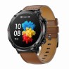 Smartwatch Męski Gravity GT21-4 na pasku gumowym w kolorze Czarny/Czarny o szerokości 22mm