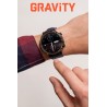 Smartwatch Męski Gravity GT21-5 na pasku gumowym w kolorze Czarny/Czarny o szerokości 22mm