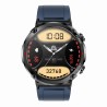 Smartwatch Męski Gravity GT21-5 na pasku gumowym w kolorze Czarny/Czarny o szerokości 22mm