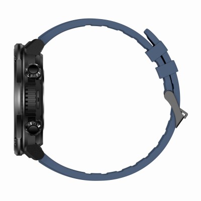 Smartwatch Męski Gravity GT21-5 na pasku gumowym w kolorze Czarny/Czarny o szerokości 22mm