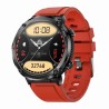 Smartwatch Męski Gravity GT21-6 na pasku gumowym w kolorze Czarny/Czarny o szerokości 22mm